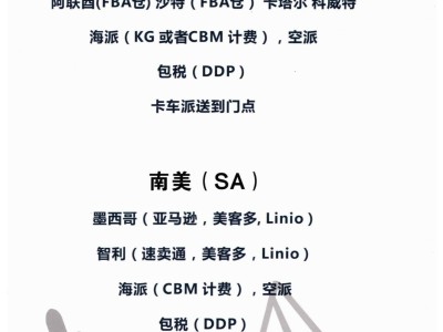 跨境电商物流服务北美欧盟日澳中东等图4