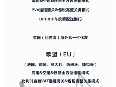 跨境电商物流服务北美欧盟日澳中东等图3