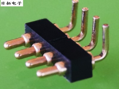 日拓电子折弯pogopin顶针连接器 电路板专用pogo pin弹簧针 磁吸图2