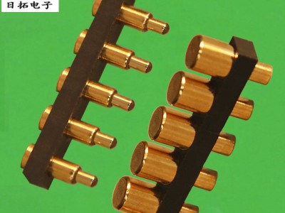 日拓电子pogopin公母座连接器 大流量弹簧顶针 电池连接器pin针图3