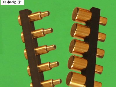 日拓电子pogopin公母座连接器 大流量弹簧顶针 电池连接器pin针图2