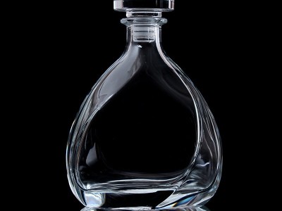 定制logo 烤花玻璃酒壶 真金威士忌酒樽捷克无铅水晶酒瓶套装图3