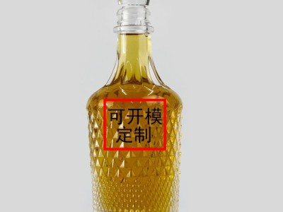定制logo 可开模玻璃酒壶威士忌酒杯洋酒瓶酒樽 可做贴花烤花图案图3