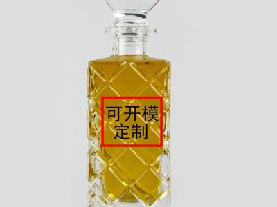 定制logo 可开模玻璃酒壶威士忌酒杯洋酒瓶酒樽 可做贴花烤花图案图4