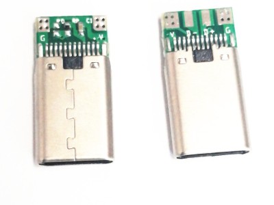 USB type-c插头带板带弹片充电 type-c2.0铆合两芯 USB插头tpc3.1图5