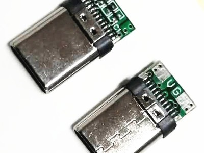 USB type-c插头带板带弹片充电 type-c2.0铆合两芯 USB插头tpc3.1图4