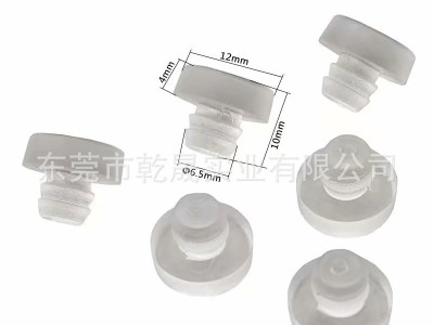 批发T型实心硅胶塞 黑色硅胶管塞堵头 食品级耐高温橡硅胶塞图5