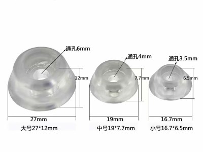 批发透明椅子垫片PVC脚垫 白色胶垫电器保护垫片图2
