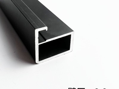 20轻奢极简衣柜玻璃门边框拉手 展柜展示架橱柜铝合金家居型材图5