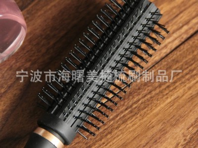 供应卷发梳 滚梳吹直发刘海梨花头 圆筒梳美容美发工具图4