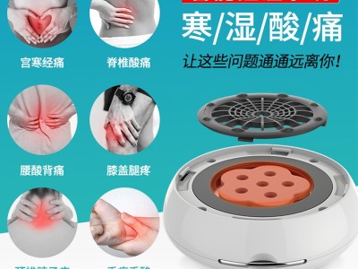 高温无烟便携智能理疗健康艾炙仪 白色家用5档可调能量高温艾炙盒图2