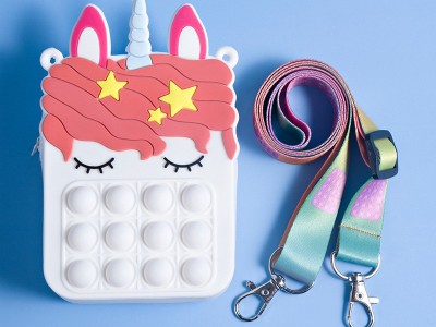 硅胶肩包少女泡泡乐解压零钱包灭鼠先锋包包创意挎包减压玩具跨境图6