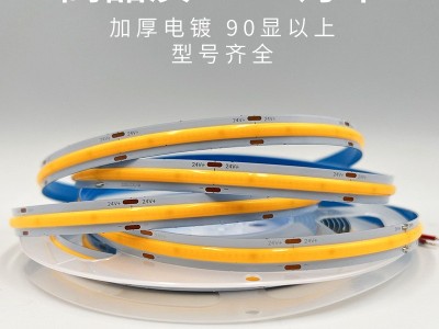 5V低压双色温5MM高亮柔性3MM橱柜灯条24V幻彩RGB彩色COB灯 带批发图2