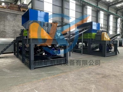 建矿旧衣服过机料 生活垃圾撕碎机 工业建筑垃圾燃烧棒撕碎机图4