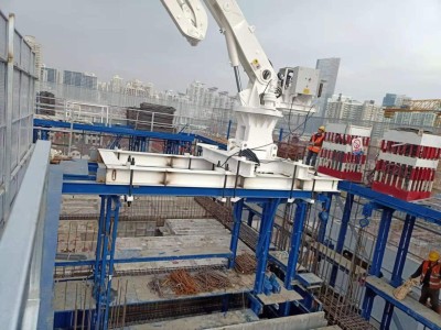 混凝土布料机 全液压模架式布料杆 24米远程无线遥控 信瑞重工图4