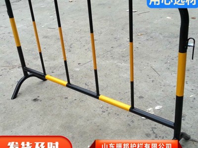 可移动铁马护栏建筑施工临时隔离围栏小区道路隔离防护铁马护栏图2