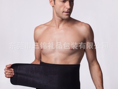 东莞运动护具生产厂家批发新款潜水料豹纹健身自发热腰带图4