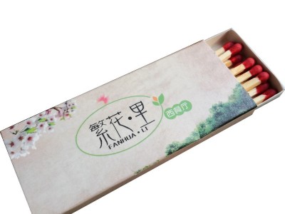 一次性火柴定制定做广告LOGO印字酒店宾馆饭店婚庆加长火柴盒图5