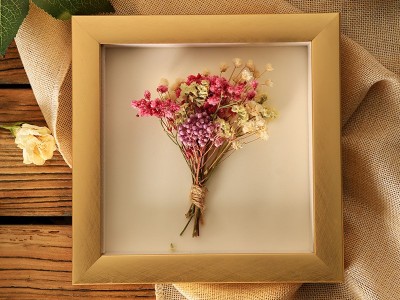 立体相框摆台挂墙7寸8画框装裱中空衍纸标本贝壳diy作品展示干花图4