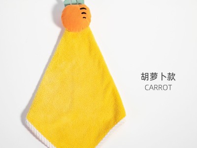 工厂定制擦手巾可挂式吸水毛巾儿童洗手巾宝宝擦手布可爱亲肤柔软图8