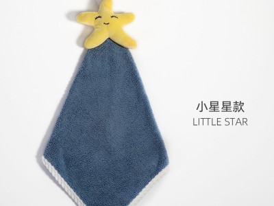 工厂定制擦手巾可挂式吸水毛巾儿童洗手巾宝宝擦手布可爱亲肤柔软图9
