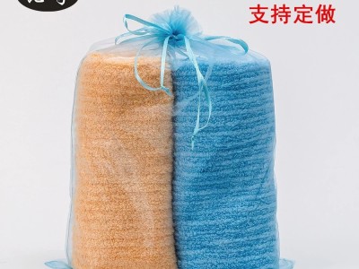 欧根纱饰品包装袋源头工厂礼品束口纱袋毛巾大号礼盒袋子现货销售图2