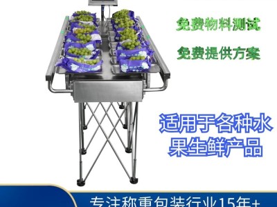 超市哈密瓜水果手工配重秤设备组合秤冷冻食品半自动定量称重机图2