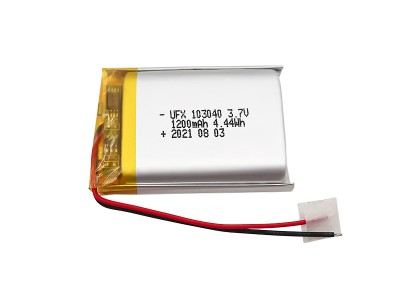 UFX103040 3.7v 1200mAh聚合物锂电池美容仪GPS定位器KC ROHS认证图3